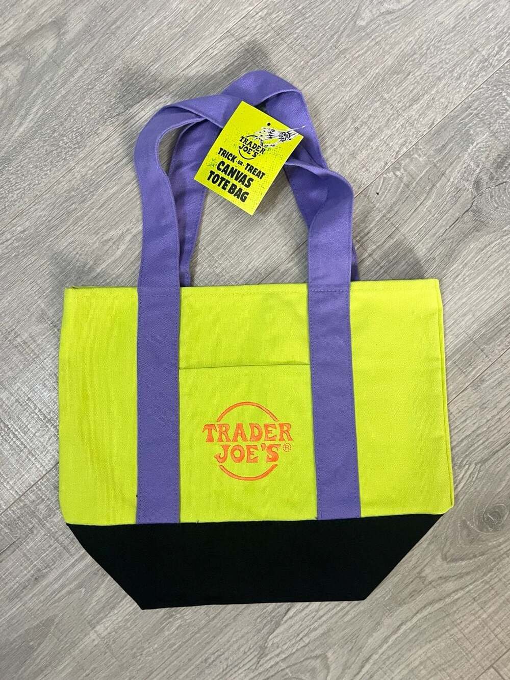 Nwt Trader Joe's Trick-Or-Treat Canvas Tote Bag